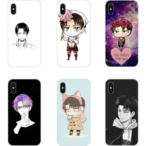 Anime Attack On Titan Levi Ackerman Soft Case Cover For Huawei G7 G8 P8 P9 P10 P20 P30 Lite Mini Pro P Smart Plus 2017 2018 2019