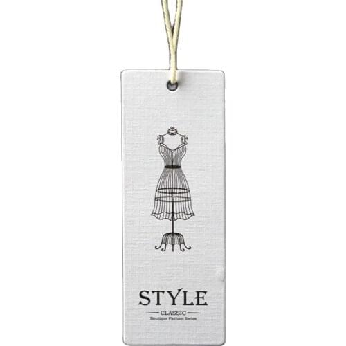 Low Price custom printing widely use garment apparel paper hang tag for clothing VK267