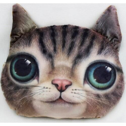 New 3D Creative Cartoon pillow decorative pillow Cat Cushion Cat Nap Pillow Cushion and Washable Waist Pillow Cute seat cushion