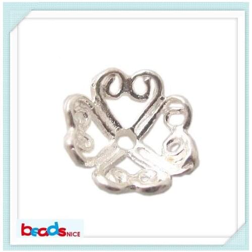 Beadsnice Wholesale Flower 925 Silver End Beads Caps Of Diy Jewelry Accessories Making ID24316smt4