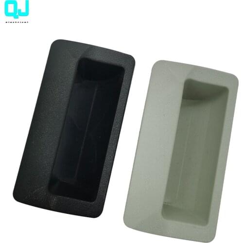 Plastic handle clasp iron cabinet door clasp box lock ls102-3 handle ABS square black plastic dark handle