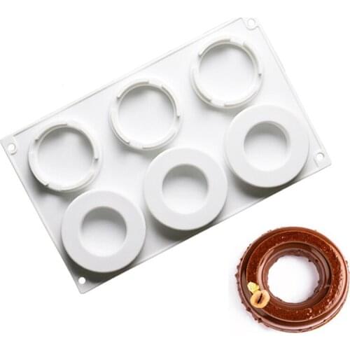 Silicone Cake Mold Donuts Chocolate Molds Mould Fondant Cake Decorating Tools DIY Baking For 3D Pastry Pudding