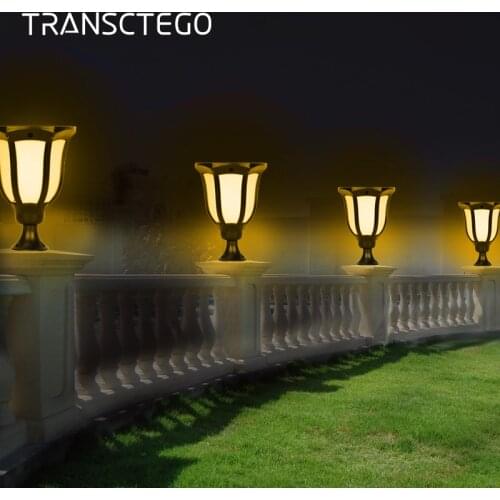 LED Solar Torch Light Sensor Flame Post Wall Lamp Waterproof Outdoor Lantern Flickering Solar Lawn Lamp For Garden Street Light