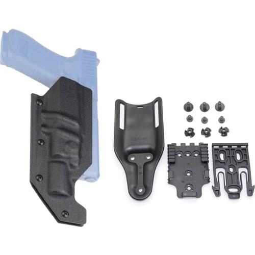 Tactical Kydex QLS Gun Holster for Glock 17 19 20 21 34 Walther PPQ CZP-10C Pistol Case Holster Belt Carry Hunting Accessories