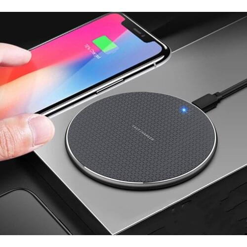 10W Universal Qi Wireless Charger Fast Charger For IPhone Charging Pad For Samsung Xiaomi Huawei Fast Wireless Charging Stand