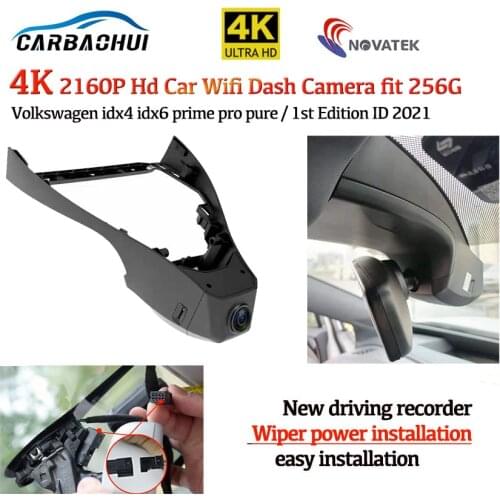 HD 4K 2160P Easy to install Car DVR Video Recorder Dash Cam Camera for Volkswagen idx4 idx6 prime pro pure/1st Edition ID.4 2021