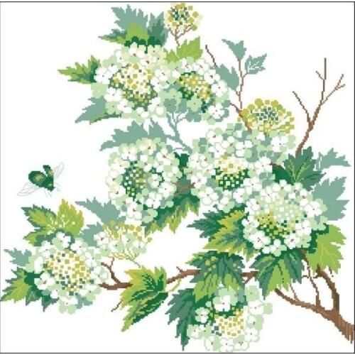 Embroidery Package Hot Sell Best Quality Cross Stitch Kits Flower Snowball Free Shipping