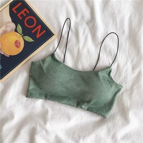 Womens Bodice Sexy Cotton Tank Top And Camisole Crop Underwear For Cute Sports Suspenders Summer Bra