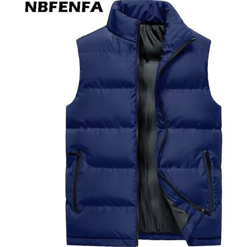 Men Vest Autumn Spring Sleeveless Jackets Male Warm Coat Solid Fashion Warm Outerwear Vintage Mens Brand Clothing Vests LX168