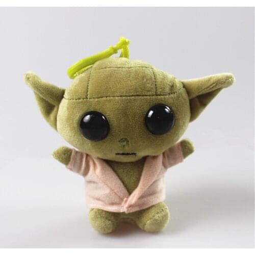 1piece 10cm star wars the baby Master Yoda stuffed toys very soft plush pendant soft toys