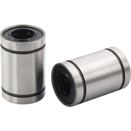 2PCS LM8UU LM10UU LM6UU LM12UU Linear Bushing 8mm CNC Linear Bearings 8mm for Rods Liner Rail Linear Shaft parts
