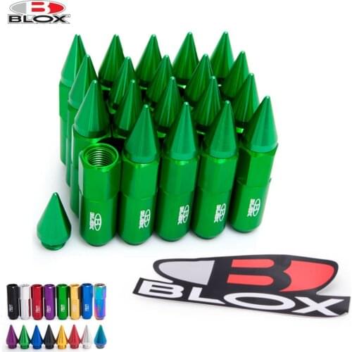 20PCS Blox M12X1.5/M12X1.25 High Quality Aluminium Extended Tuner Wheels Rims Lug Nuts With Spike HU-550NSPK