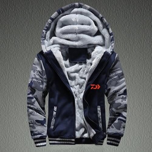 2020 DAIWA Fishing Clothing Spring Autumn Outdoor Sport Camouflage Fishing Sweatshirts Men Jacket DAWA Fishing Clothes Hoodies