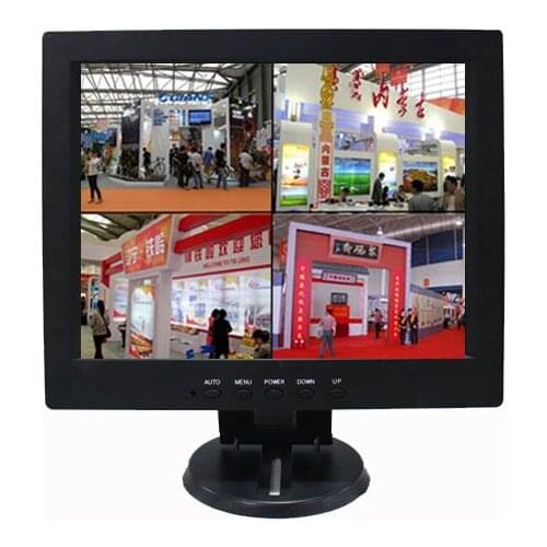 10.4 inch TFT LCD LED Monitor Computer display Bnc1bnc4 four image segmentation can be connected with four cameras