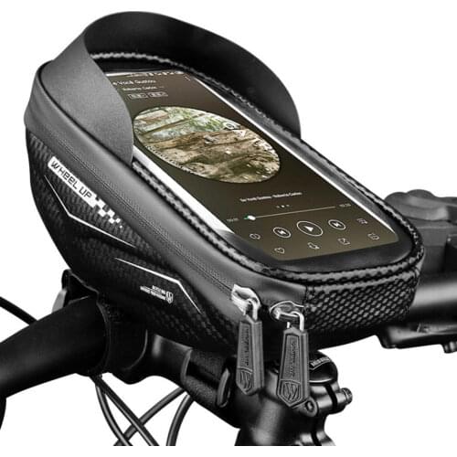 6.5 inch Rainproof Bike Bag Frame Front Top Tube Cycling Bag Reflective Phone Case Touchscreen MTB Bicycle Accessories