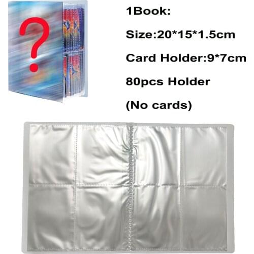 80/180/270pcs Holder Collections Cards Album Book Game Map Books Binder Folder Top Loaded List Toy Gift For kid Blind box Space