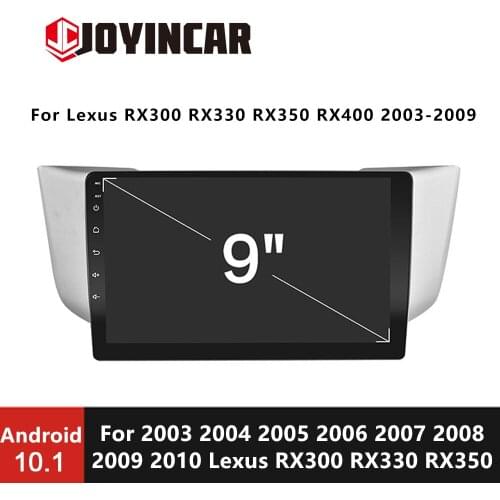 JOYINCAR For Lexus RX300 RX330 RX400H 2003 -2009 Car Radio Multimedia Video Player Navigation GPS Android 9.1 32G