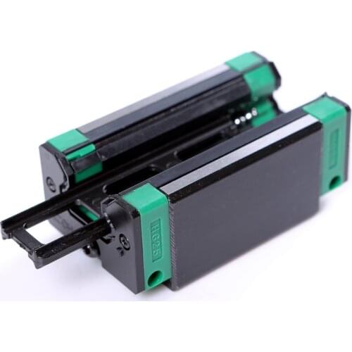 Free Shipping 100mm Rail Guideway System 15mm 20mm 25mm 30mm 35mm Flanged Square Slide Linear Motion