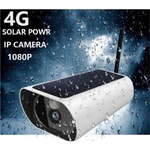 4G Solar IP Camera GSM Phone/Call/SMS SIM Remote Control 1080P 2MP Wireless Smart Electrical Socket 4 Outlets UK/EU/US/AU plug