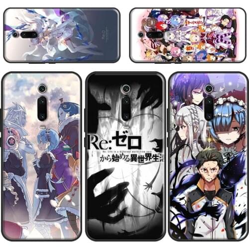 Anime Re Zero For Xiaomi Mi 11 Lite Case For Xiaomi Mi 11 Ultra 9 10 Lite 10T Pro POCO F3 M3 X3 Pro Case