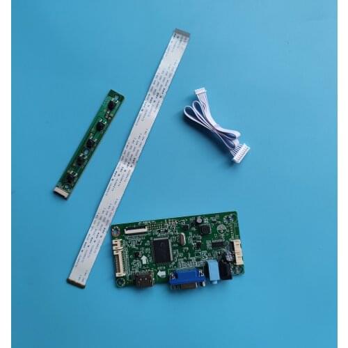 For NT156WHM-N42 Controller board 1366X768 15.6" 30Pin DIY SCREEN display DRIVER KIT VGA monitor LCD EDP