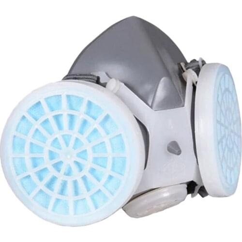 Dual Respirator Gas Mask Anti-Dust Twin Chemical Spray Paint Workplace Safety Protection Tools Dropship Hot Sale