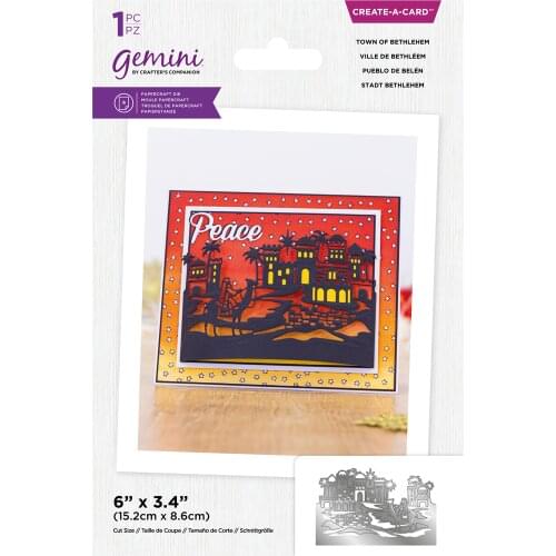 Town of Bethlehem Metal Cutting Dies for Card Making Metal Cutting Dies DIY Craft Wedding Template Stencils Paper Photo Album