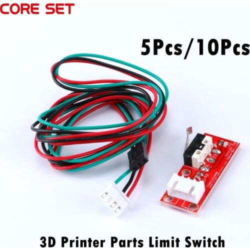 3D Printer Parts Limit Switch for Arduino End stop Limit Switch+ Cable High Quality Mechanical Endstop for 3D Printer RAMPS 1.4