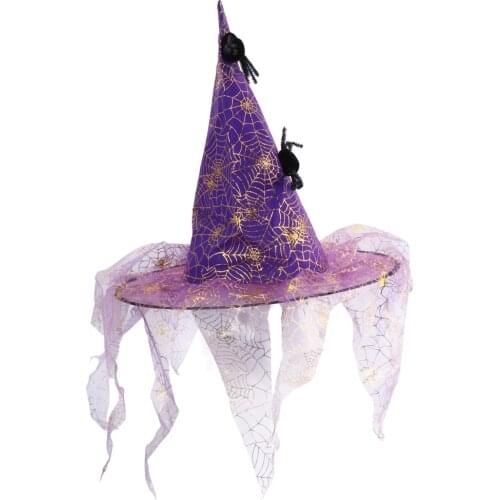 Cool Halloween Witch Hat Halloween Costume Party Decoration Wizard Hats