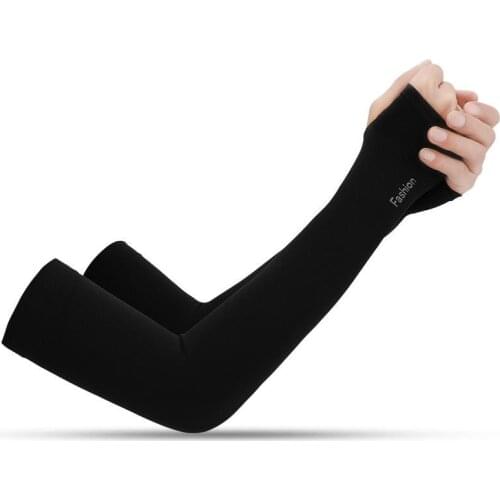 Cool Sleeves Ice Silk Sunscreen Sleeves for Men and Women Summer Cool Sleeves Outdoor Sports Riding Sunshade Breathable Sleeves
