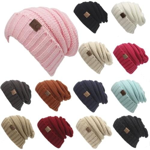Unisex Chunky Soft Stretch Cable Knit Warm Fuzzy Lined Skully Beanie