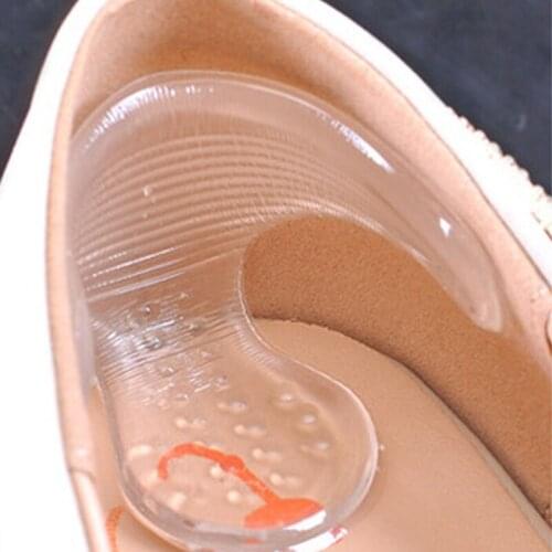 MOONBIFFY invisible silica gel stickers transparent slip-resistant foot shoes stickers high heel shoe pad insoles foot care