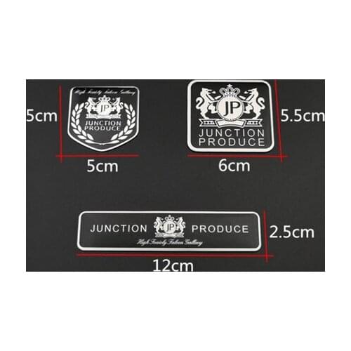 New Auto Modified Metal Junction PRODUCE JP Luxury VIP Car Trunk Side Seal Decal Badge