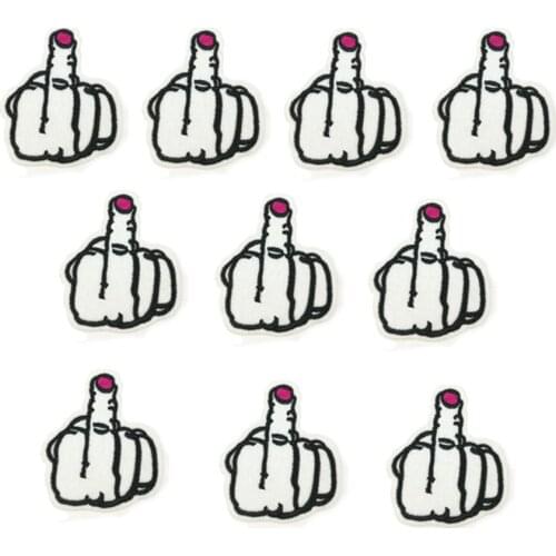 Charm Hand Embroidered Patch Iron On Patch Sewing Applique Badge Clothes Patch Stickers Apparel Sewing Accessories BT103