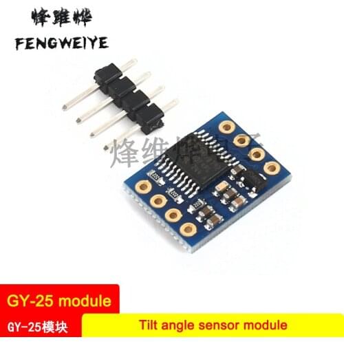 Panel GY-25 Tilt angle sensor module Serial port direct output angle data MPU-6050 module