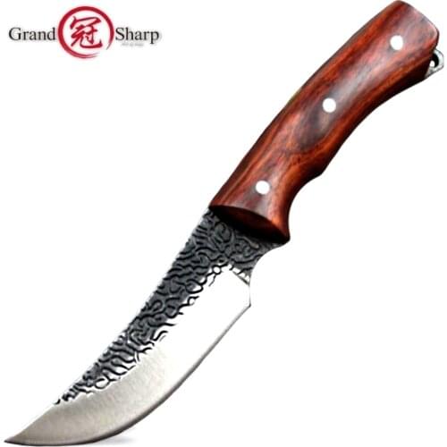 Boning knife Chef kitchen knives Hunting knife Fixed blade survival outdoor camping BBQ fishing tools stainless steel equipment