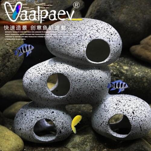 Fish Shrimp Resting Reproduce Mating Hiding House Spawning Cave Cichlids Fish Tank Stone Quick Landscaping Decoration Aquarium
