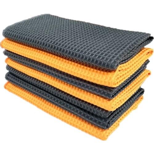 40x40cm Microfiber Cleaning Cloth Car Wax Polishing Detailing Towel Cleaning Wash Traceless Duster Cloth Kitchen Accessories