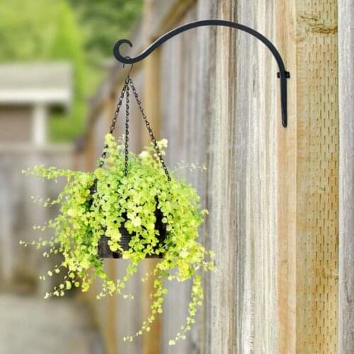 Nordic Wall Hanging Flower Pot Support Plant Bracket Hook Hanger Balcony Decor