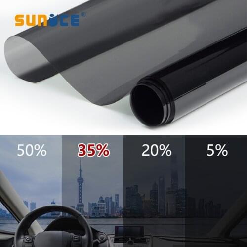 SUNICE Heat Insulation 35%VLT Building Window Film 99% Anti-UV Solar Tint Film/Car Window Tint Film Free Shipping 152cmx50cm