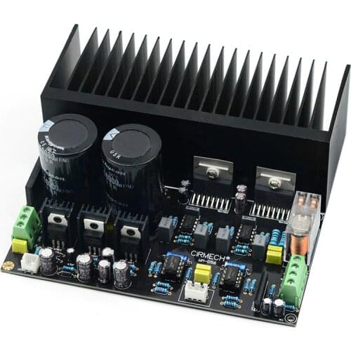 SOTAMIA TDA7293 Power Amplifier Audio Board 100W*2 Stereo Sound Amplifier Diy Kits With Heatsink NE5534 OP Amp Home Theater DIY