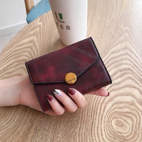 Women Wallets Small Fashion Brand Leather Purse Women Ladies Card Bag For Women 2021 Clutch Women Female Purse Money Clip Wallet