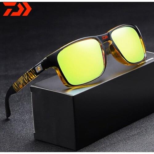 2021 Daiwa Man Fishing Glasses Outdoor Mountaineering Anti-ultraviolet Classic Polarized Sunglasses Riding Driving Sunglasses