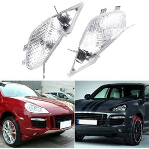 Car Front Fender Side Marker Light Leaf Turn Signal for Cayenne 2003 2004 2005 2006 95563103301 95563103401