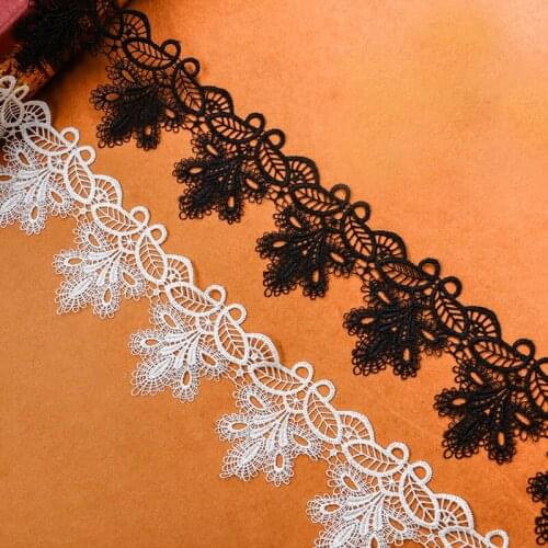 19 Yards 5.8cm White Black Lace Trim Underwear Fabric Clothing Material Handmade DIY Garment Needlework Sewing Accessories H02