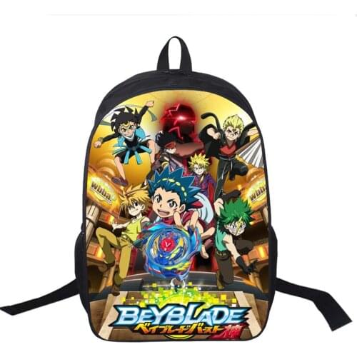 Hot sale new High quality beyblade backpack Students Boys Girls school Bags casual Surprise gift beyblade printing school bag