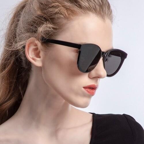 Classic Retro Polarized Sunglasses for Women Men Cat Eye Sun Glasses Vintage Luxury Design Eyewear Anti-Blue Ray Lens UV400