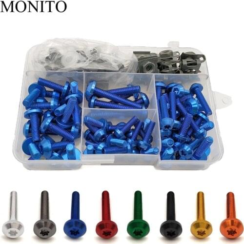 Motorcycle Fairing Bolts Nuts Kit Body Fastener Clips Screws For HONDA CRF230F XR230 XR250 XR400 CRF 230F XR 250 230 Accessories