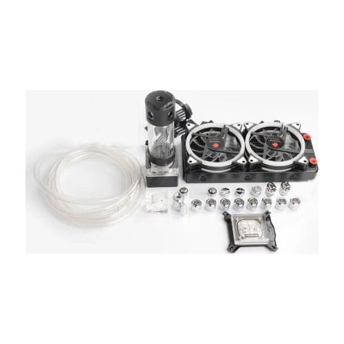 FREEZEMOD Computer Water Cooling System Set Basic Set 2 For Soft Pipe ,FREEZEMOD-BKS2 Water Cooler Soft Tube Kit Hose Pipe Set