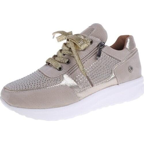 Fashion Women Shoes Platform Lace-up Sneakers Big Size Comfortable Woman Casual Shoes Hard-wearing Sports Shoes Zapatos De Mujer